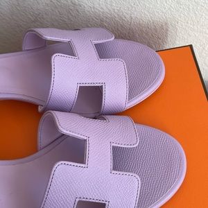 0asis Sandal Epsom Calfskin White